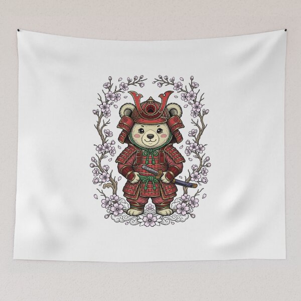 Item preview, The samurai Bear designed and sold by krabbaraban.