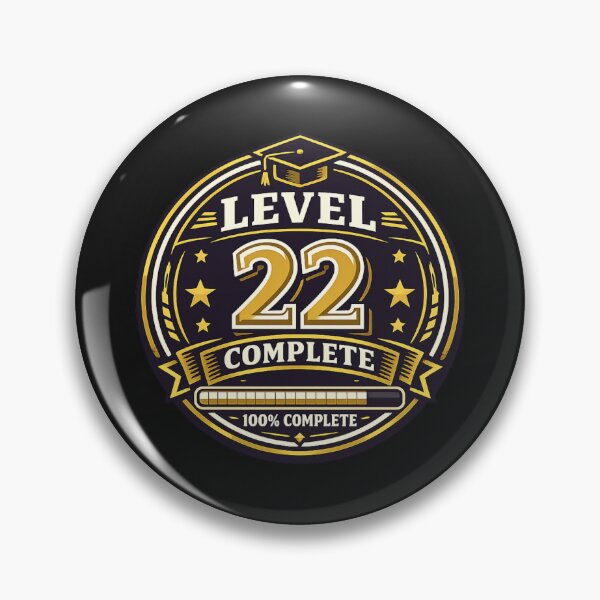 Item preview, Level 22 Complete Gamer Graduation Gift Funny Graduate designed and sold by Fanverse Merchandise.