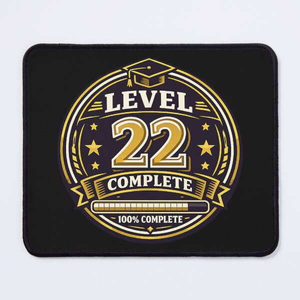 Item preview, Level 22 Complete Gamer Graduation Gift Funny Graduate designed and sold by Fanverse Merchandise.