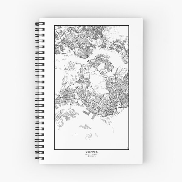 Item preview, Singapore City Line Art Vertical designed and sold by DrawMeACity.