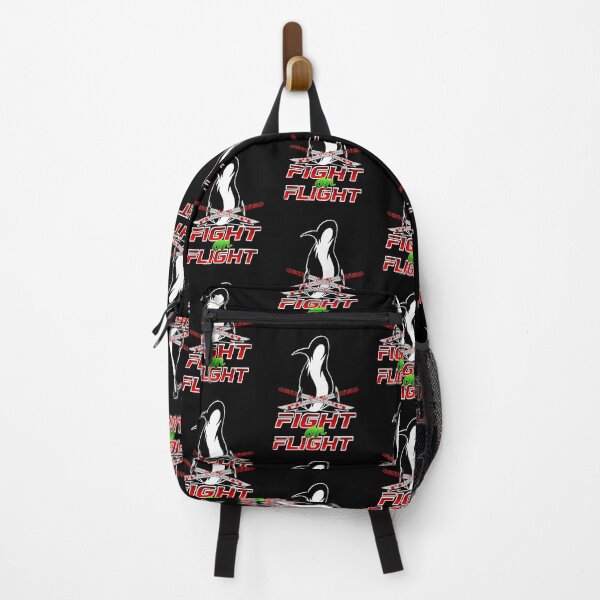 Item preview, Fight Or Flight Meme Penguin designed and sold by TheEndDesign.