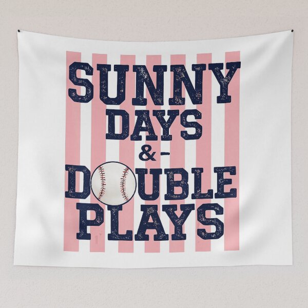 Item preview, Sunny Days Double Plays Baseball Girly Game Day  designed and sold by miaa-artistshop.