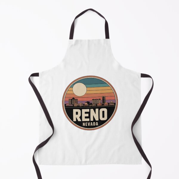 Item preview, Reno Nevada: Sunset Skyline Badge designed and sold by CircinusStore.