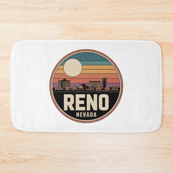 Item preview, Reno Nevada: Sunset Skyline Badge designed and sold by CircinusStore.