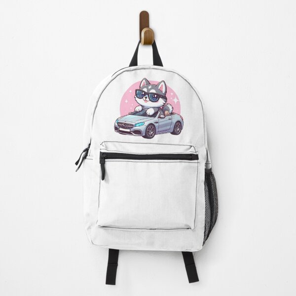 Item preview, Cute Husky Driving Blue Sport Car designed and sold by carestazafeli.