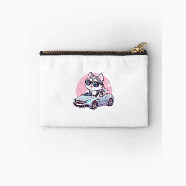 Item preview, Cute Husky Driving Blue Sport Car designed and sold by carestazafeli.
