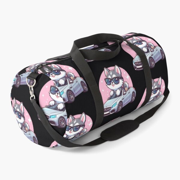 Item preview, Cute Husky Driving Blue Sport Car designed and sold by carestazafeli.