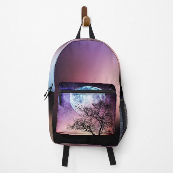 Item preview, Moon Tree - Magical Night Scene with Tree and Full Moon designed and sold by Dyrk Wyst Redbubble Shop.
