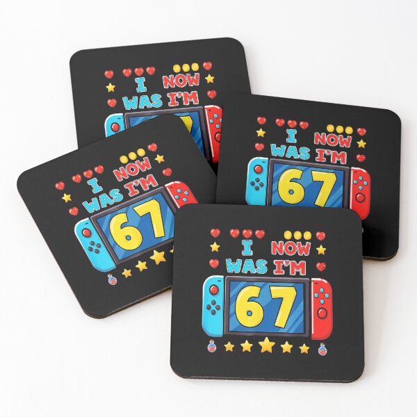 Item preview, I Now Was I’m 67 Funny Gamer Birthday Kids  designed and sold by FGTV2021.