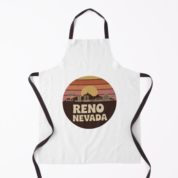 Item preview, Reno Nevada: Orange Pink Brown Sunset Skyline designed and sold by CircinusStore.
