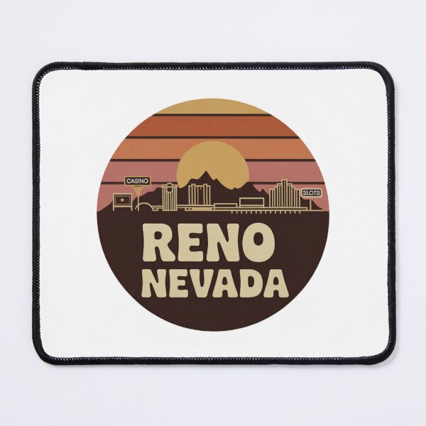 Item preview, Reno Nevada: Orange Pink Brown Sunset Skyline designed and sold by CircinusStore.