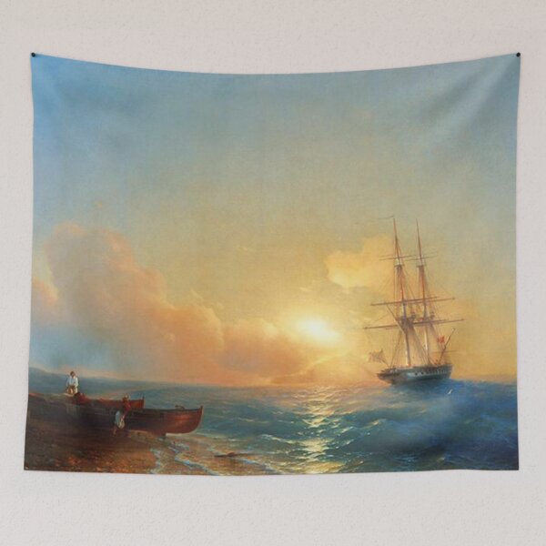 Item preview, Fishermen on the coast of the sea designed and sold by SharonTheFirst.