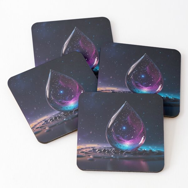 Item preview, The cosmos in a single drop designed and sold by Art-Inspir-AI.