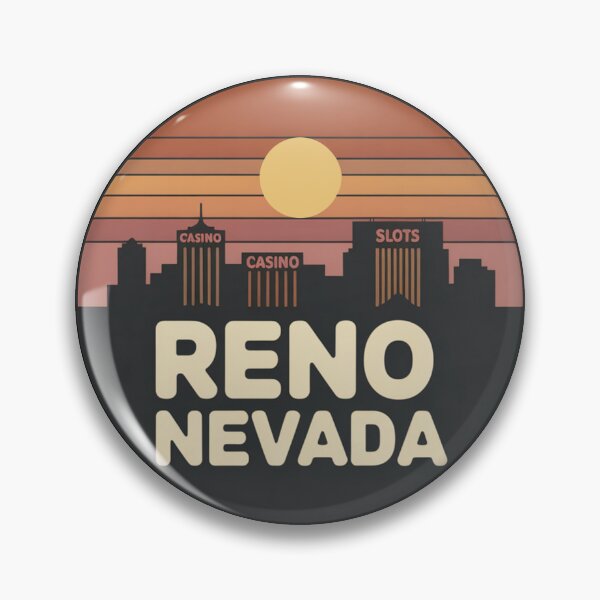 Item preview, Reno Nevada: Orange Pink Brown Sunset Skyline designed and sold by CircinusStore.