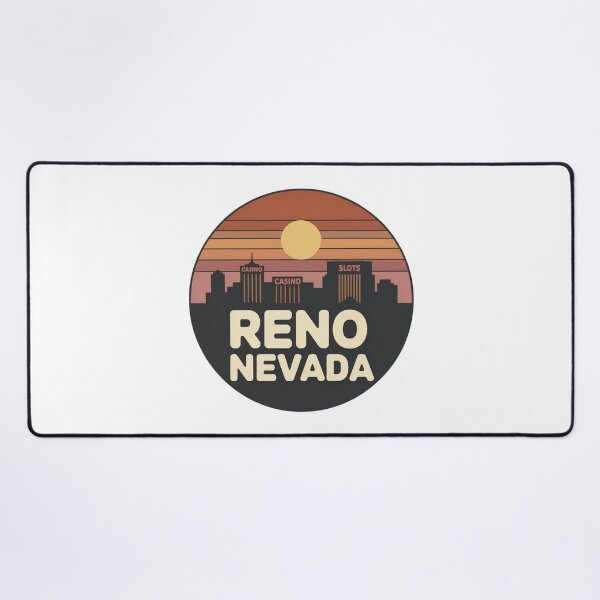 Item preview, Reno Nevada: Orange Pink Brown Sunset Skyline designed and sold by CircinusStore.