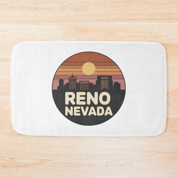 Item preview, Reno Nevada: Orange Pink Brown Sunset Skyline designed and sold by CircinusStore.