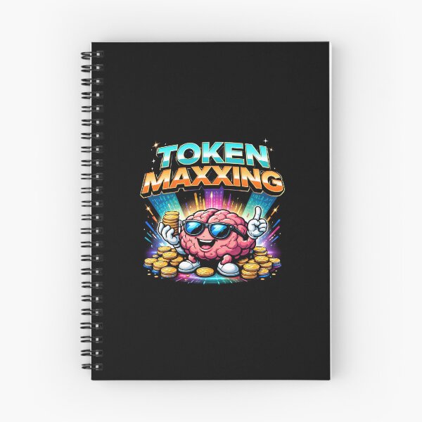 Item preview, Token Maxxing AI Humor Tech Culture Digital LLM Brain designed and sold by w1ckerman.