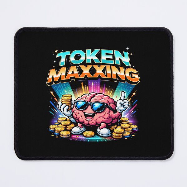 Item preview, Token Maxxing AI Humor Tech Culture Digital LLM Brain designed and sold by w1ckerman.