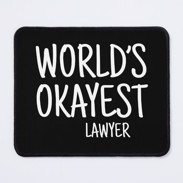 Item preview, world's okayest lawyer Classic Funny T-Shirt designed and sold by OldSkullDesigns.