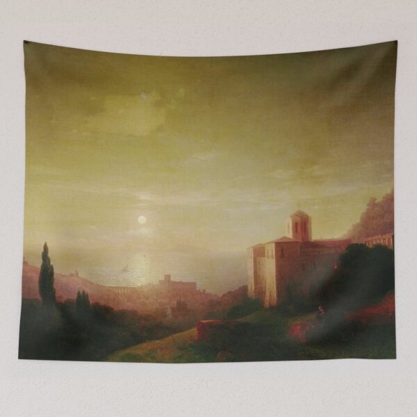 Item preview, Lunar night on the Crimean coast designed and sold by SharonTheFirst.