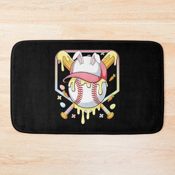 Item preview, Bunny Baseball Ice Cream Drip Cute Easter Sports Illustration designed and sold by miaa-artistshop.