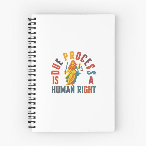 Item preview, Due Process is a Human Right — Retro Lady Justice Civil Liberties Illustration designed and sold by Colorful-Garden.