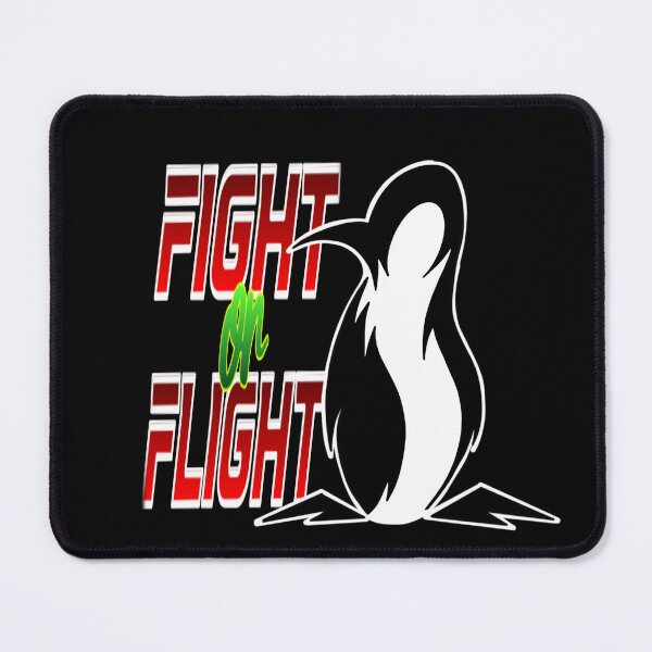 Item preview, Fight Or Flight Meme Penguin designed and sold by TheEndDesign.