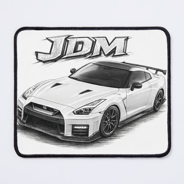 Item preview, JDM Inspired Performance Coupe Sketch Automotive Line Art Illustration designed and sold by Bluebubbies.