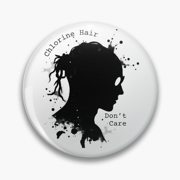 Item preview, Chlorine Hair Don’t Care | Competitive Swimmer Grunge Art designed and sold by Powered By Chlorine.