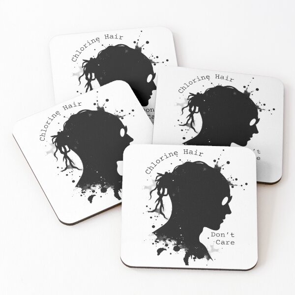 Item preview, Chlorine Hair Don’t Care | Competitive Swimmer Grunge Art designed and sold by Powered By Chlorine.