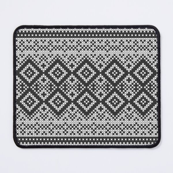 Item preview, Black and white cross-stitch pattern in Native Indian style. designed and sold by Nengsang.