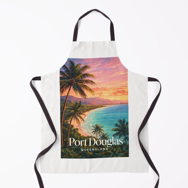 Item preview, Port Douglas Coral Sea Coastline Palm Fringed Queensland Vista designed and sold by Places On Earth.