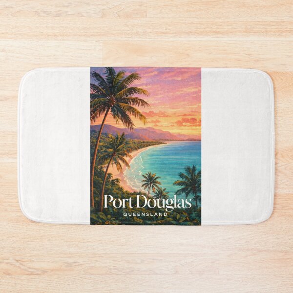 Item preview, Port Douglas Coral Sea Coastline Palm Fringed Queensland Vista designed and sold by Places On Earth.