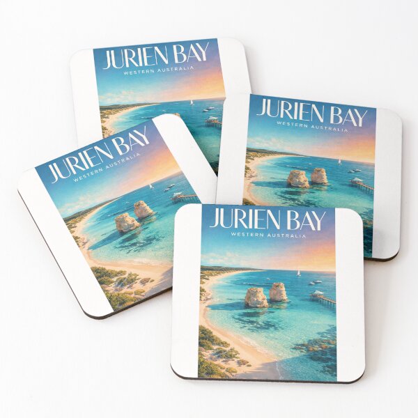 Item preview, Jurien Bay Turquoise Coast Limestone Islands Western Australia Seascape designed and sold by Places On Earth.