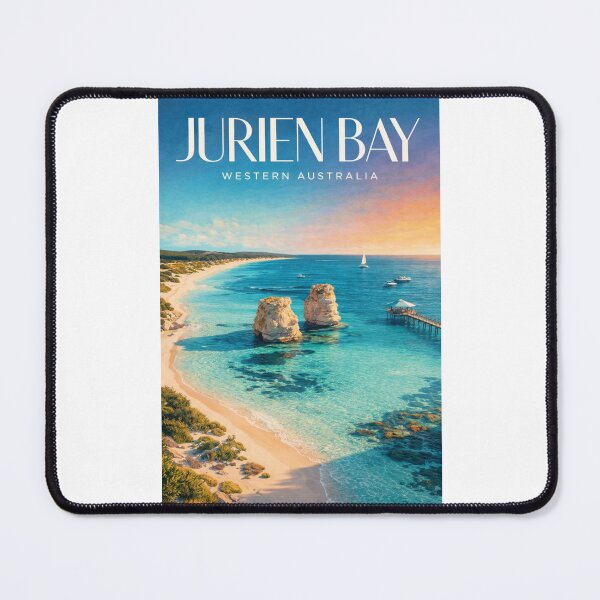 Item preview, Jurien Bay Turquoise Coast Limestone Islands Western Australia Seascape designed and sold by Places On Earth.