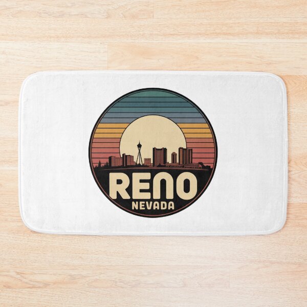 Item preview, Reno Nevada: Blue Teal Orange Sunset Skyline designed and sold by CircinusStore.