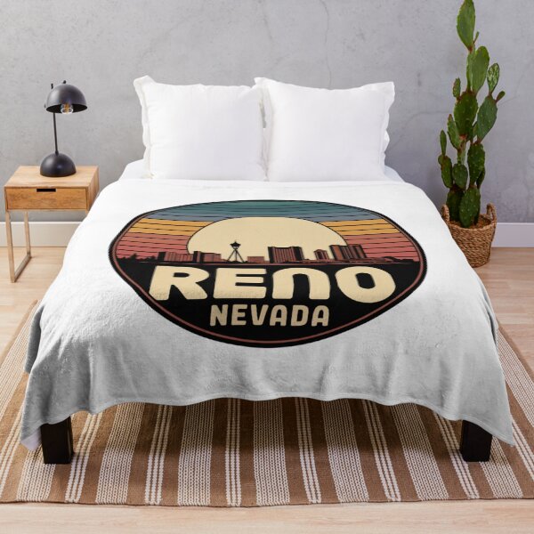Item preview, Reno Nevada: Blue Teal Orange Sunset Skyline designed and sold by CircinusStore.