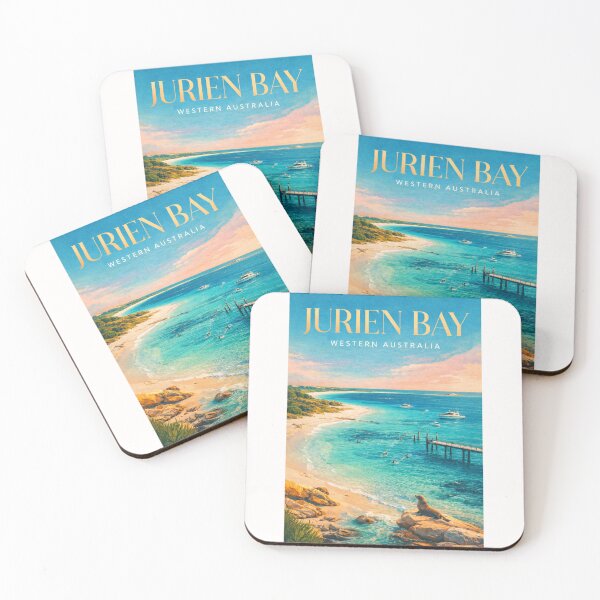 Item preview, Jurien Bay Coastal Pier Turquoise Waters Western Australia Marine Scene designed and sold by Places On Earth.