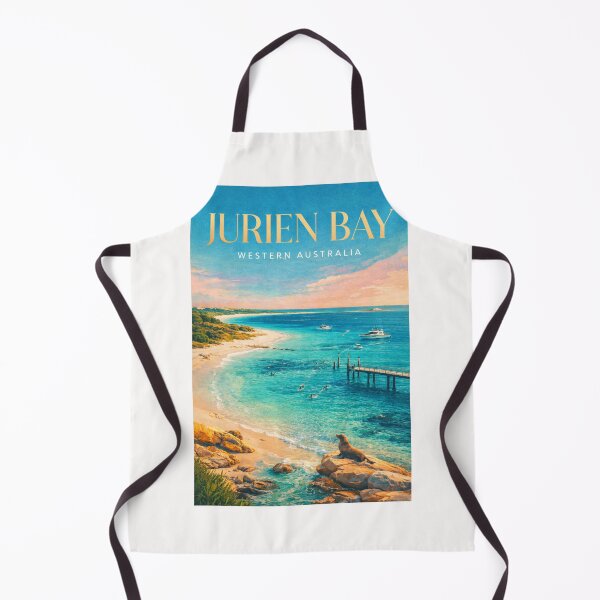 Item preview, Jurien Bay Coastal Pier Turquoise Waters Western Australia Marine Scene designed and sold by Places On Earth.