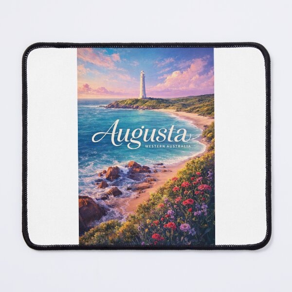 Item preview, Augusta Cape Leeuwin Lighthouse Coastal Wildflowers Western Australia designed and sold by Places On Earth.