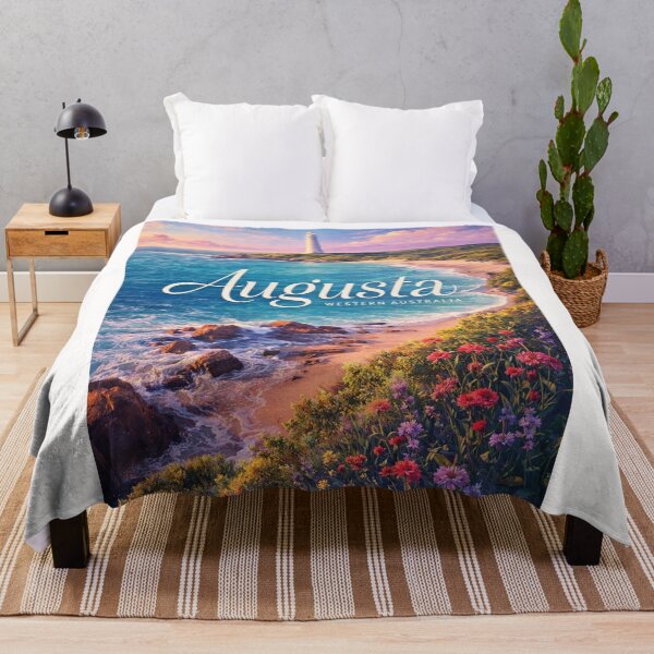 Item preview, Augusta Cape Leeuwin Lighthouse Coastal Wildflowers Western Australia designed and sold by Places On Earth.