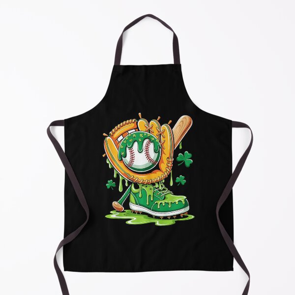 Item preview, St Patrick’s Day Baseball Glove Shamrock Drip Sports designed and sold by miaa-artistshop.