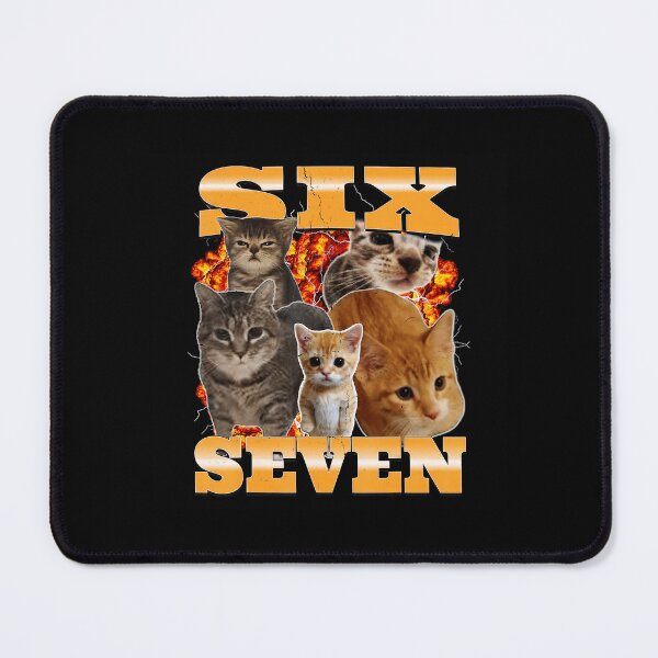 Item preview, Six Seven Funny Cat Meme Chaos Kitten designed and sold by tadmercado.