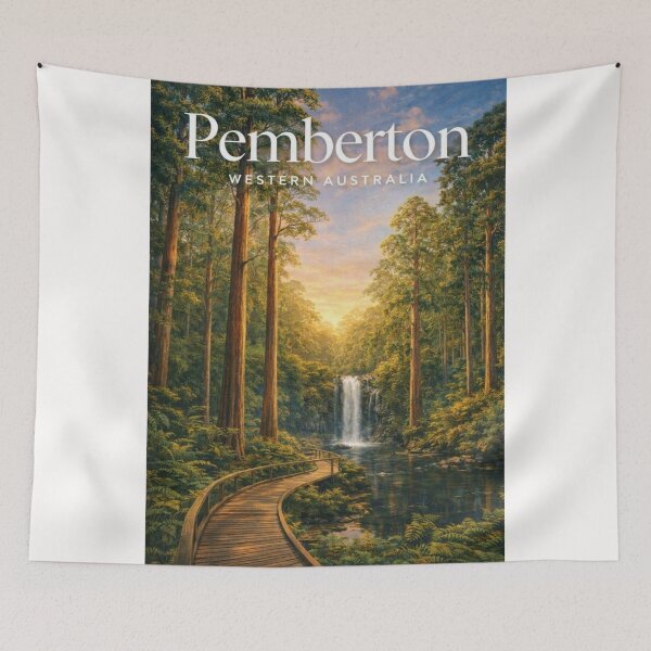 Item preview, Pemberton Karri Forest Beedelup Falls Western Australia Wilderness Trail designed and sold by Places On Earth.