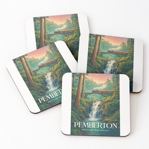 Item preview, Pemberton Karri Forest Railway Bridge Beedelup Falls Western Australia designed and sold by Places On Earth.