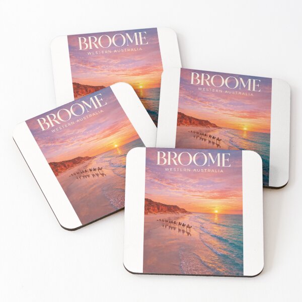 Item preview, Broome Cable Beach Camel Caravan Sunset Kimberley Western Australia Coast designed and sold by Places On Earth.