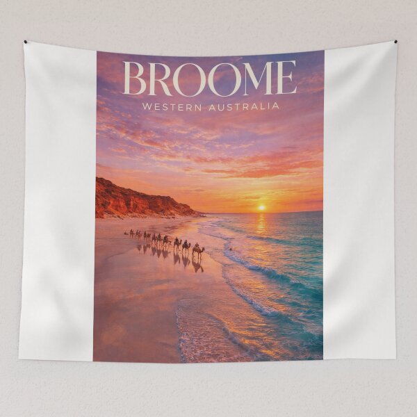 Item preview, Broome Cable Beach Camel Caravan Sunset Kimberley Western Australia Coast designed and sold by Places On Earth.