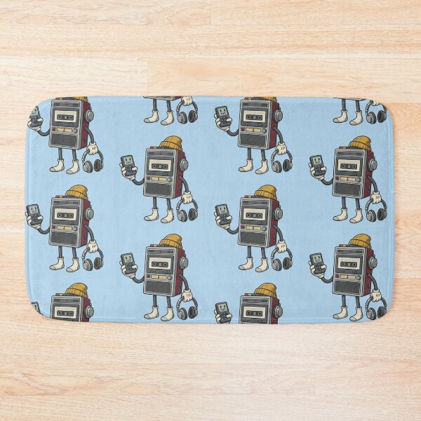 Item preview, "Retro Cassette Player Character" designed and sold by Dogandesighn.