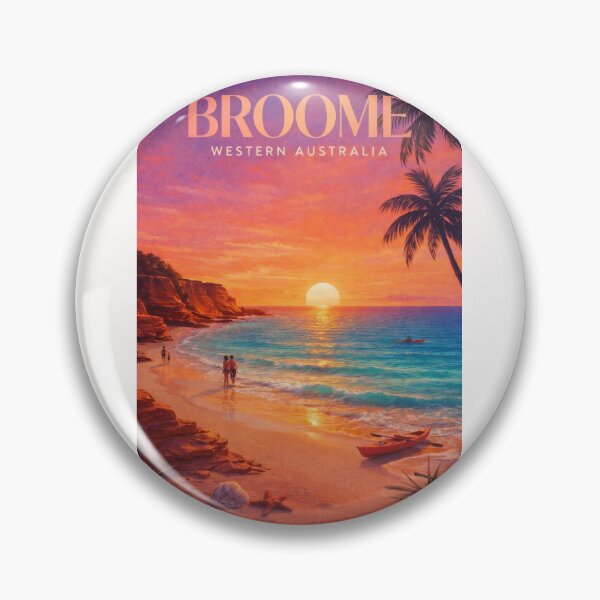 Item preview, Broome Gantheaume Point Coastal Sunset Roebuck Bay Western Australia designed and sold by Places On Earth.