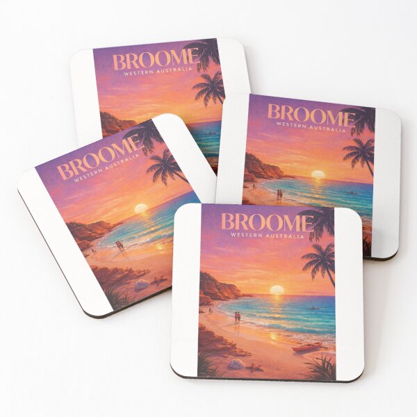 Item preview, Broome Gantheaume Point Coastal Sunset Roebuck Bay Western Australia designed and sold by Places On Earth.